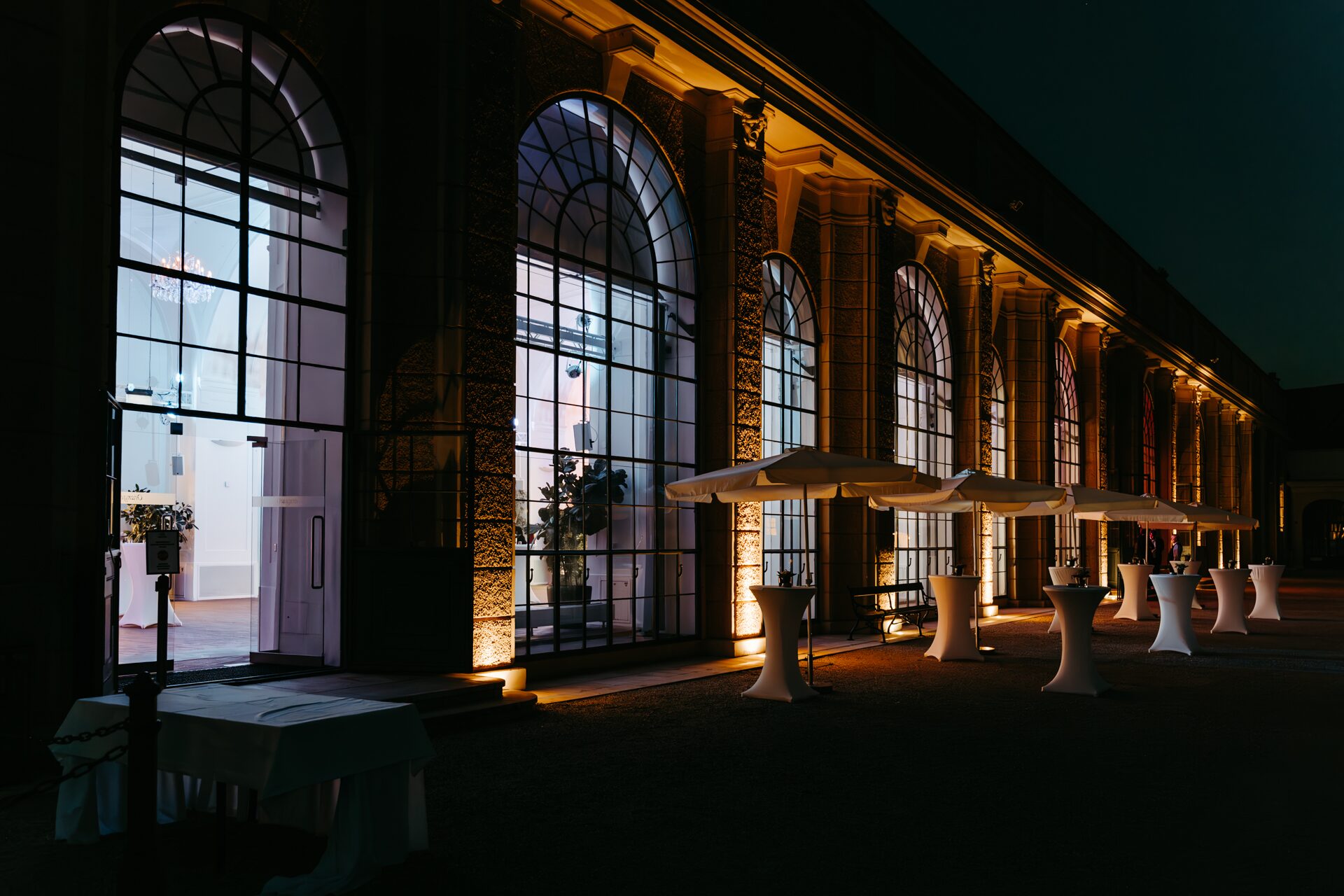 Event location orangerie nacht — Moritz Scheer
