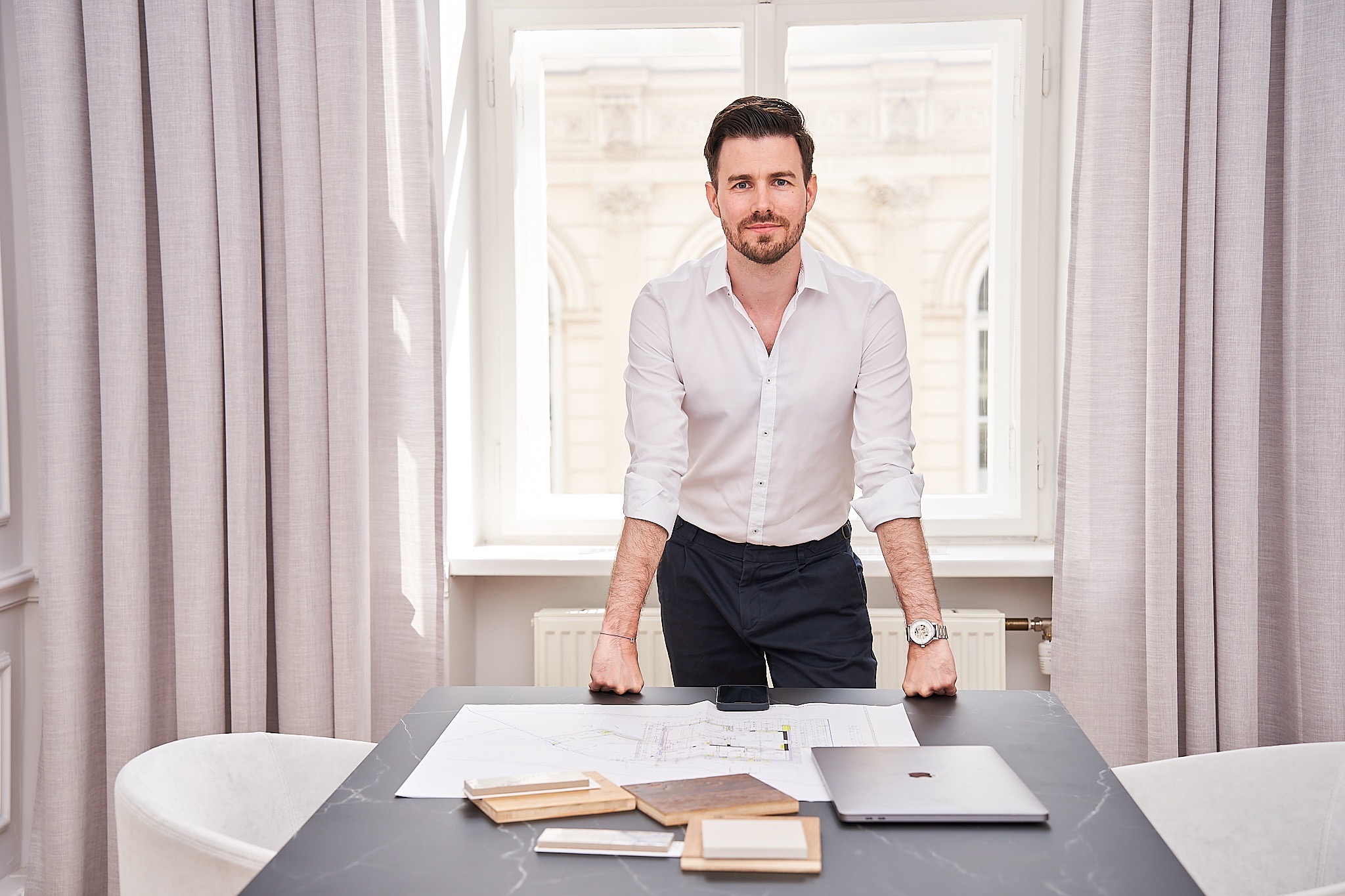 Unternehmen koup portrait planung — Moritz Scheer